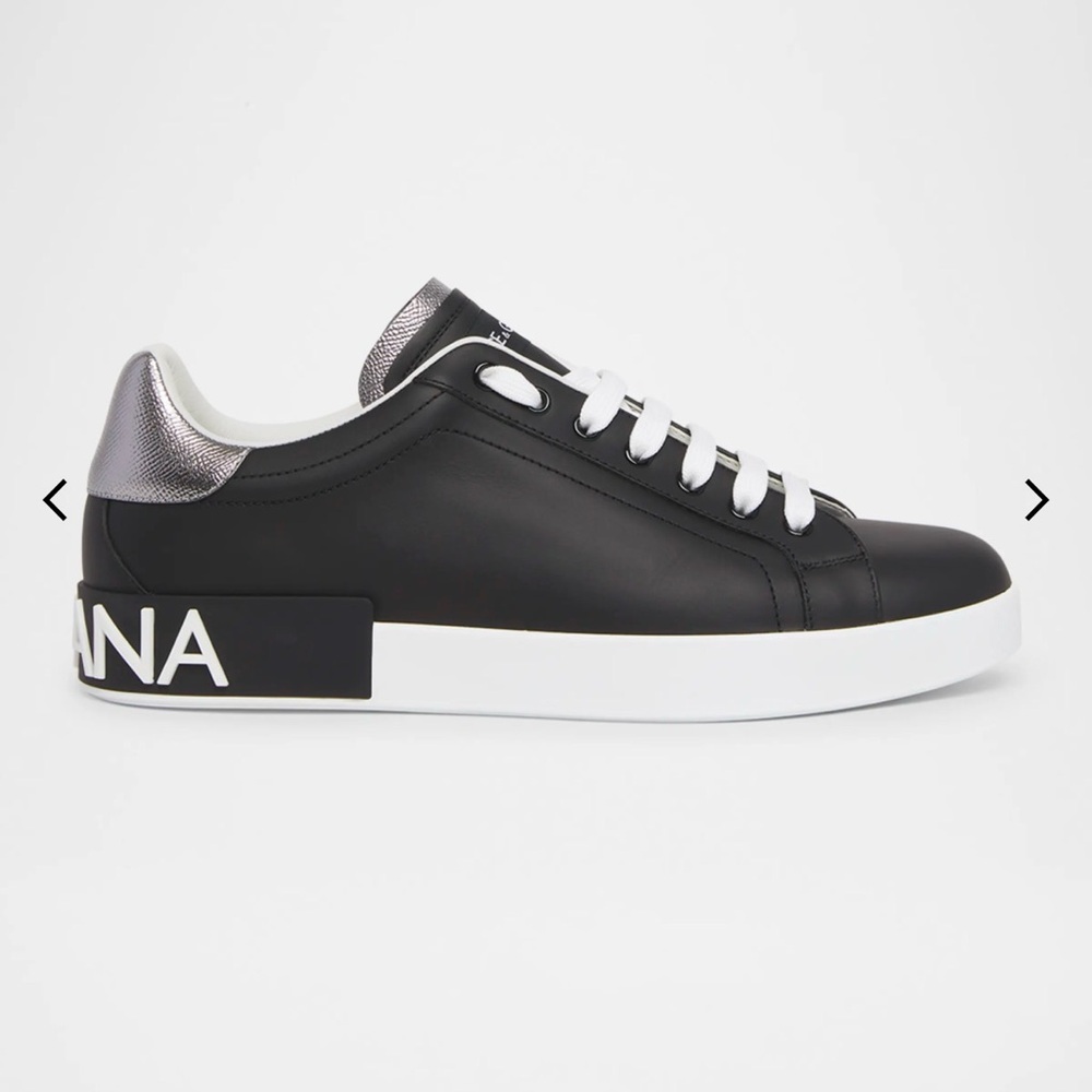 Men's Calfskin Portofino Low-Top Sneakers